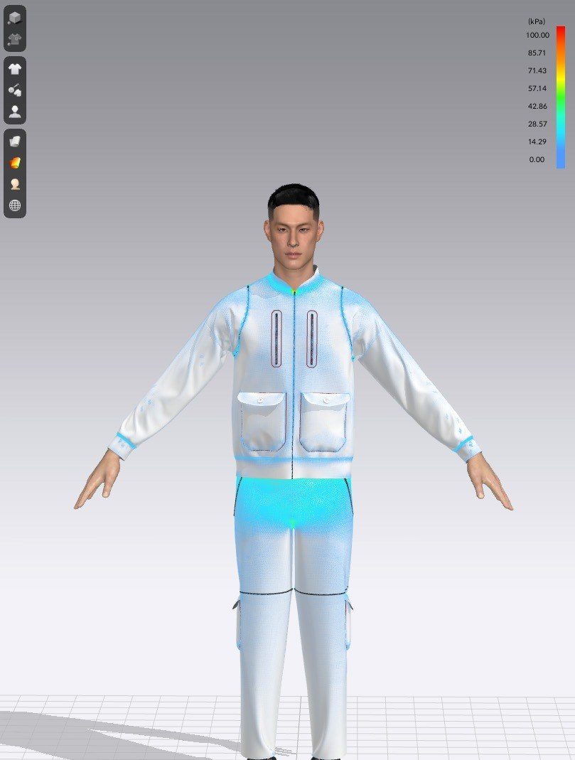 Stress map standing